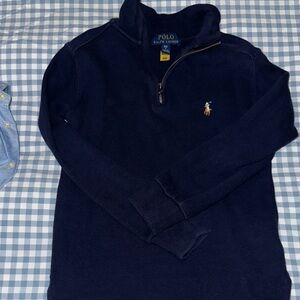 Polo by Ralph Lauren Dark Blue Zip-Up Sweater